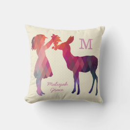 Almofada Travesseiro decorativo de Modern Vintage Girl and