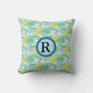 Almofada Travesseiro decorativo de monograma de Design trop