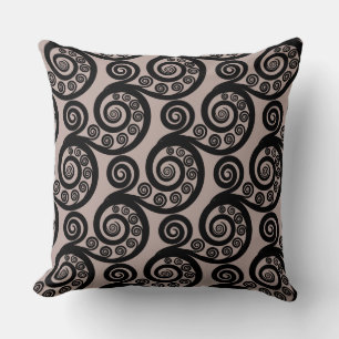 Almofada Travesseiro decorativo de Nadadores Lilac & Black
