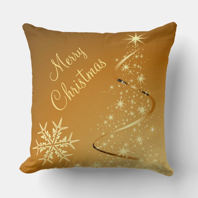 Almofada Travesseiro decorativo de Natal/Árvore de Natal (Frente)