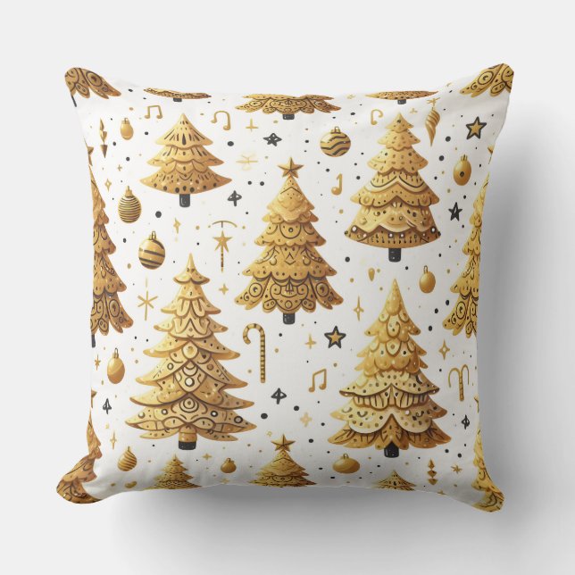 Almofada Travesseiro decorativo de Natal - Decoração Festiv (Frente)