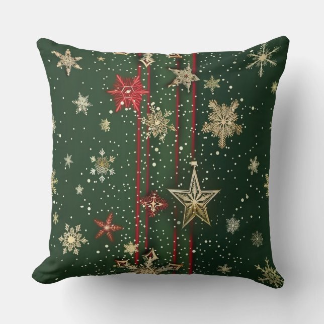 Almofada Travesseiro decorativo de Natal - Decoração Festiv (Frente)