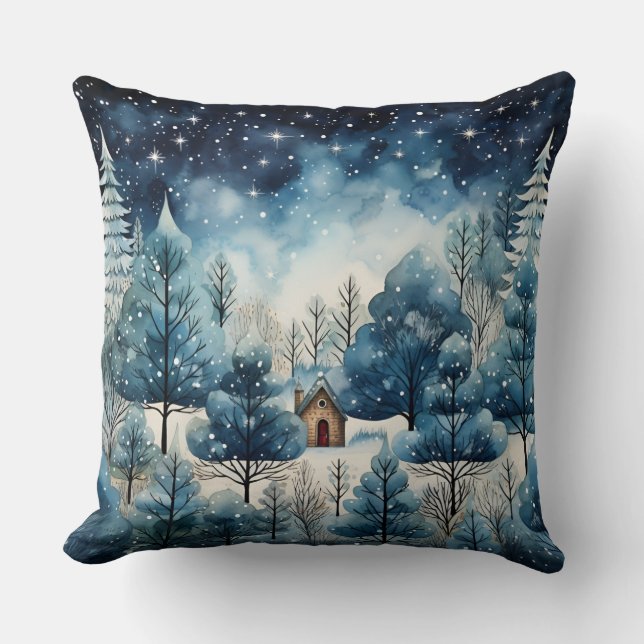 Almofada Travesseiro decorativo de Natal - Decoração Festiv (Frente)