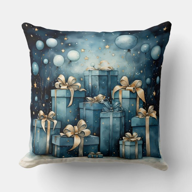 Almofada Travesseiro decorativo de Natal - Decoração Festiv (Frente)