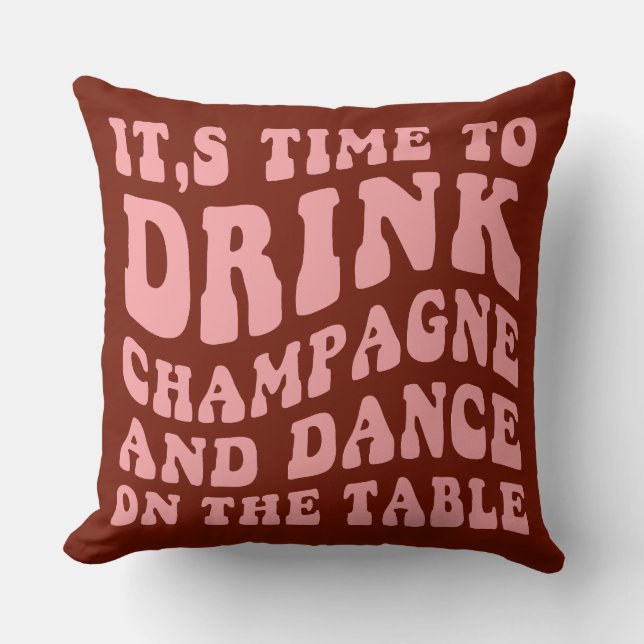 Almofada Travesseiro decorativo de Natal em Groovy (Frente)