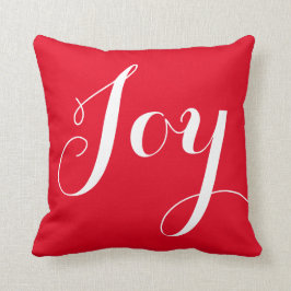 Almofada travesseiro decorativo de Natal/Férias "Joy"
