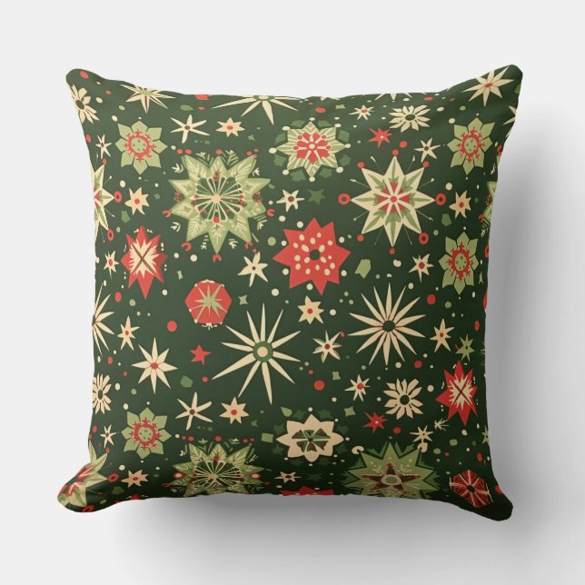 Almofada Travesseiro decorativo de Natal Whimsical (Frente)