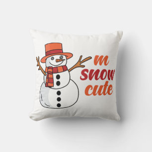 Almofada Travesseiro decorativo de Neve