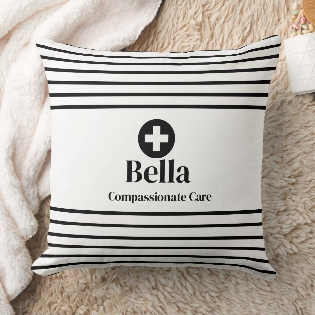 Almofada Travesseiro decorativo de Nome de Enfermeiro Perso (Cobertor)