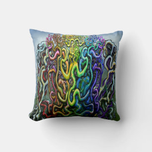 Almofada Travesseiro decorativo de obsessão entrelaçado