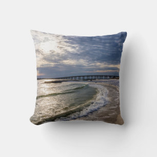 Almofada Travesseiro decorativo de Ondas da Destruição na F