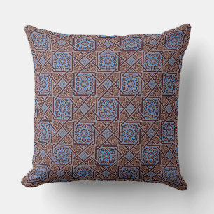 Almofada Travesseiro decorativo de ornamento Floral Orienta