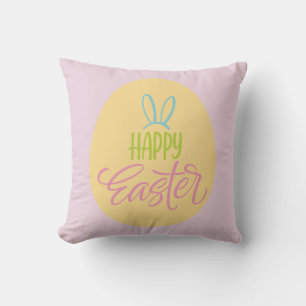 Almofada Travesseiro decorativo de Ovos de Páscoa felz pasc