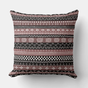 Almofada Travesseiro decorativo de padrão africano de Mudcl