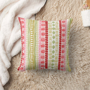Almofada Travesseiro decorativo de padrão africano em decor