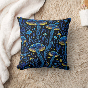 Almofada Travesseiro decorativo de Padrão Bioluminescente p