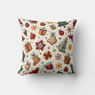 Almofada Travesseiro decorativo de Padrão de Natal