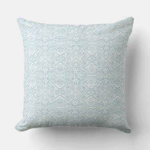 Almofada Travesseiro decorativo de Padrão Elegante Azul Cla