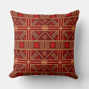 Almofada Travesseiro decorativo de padrão estelar ucraniano