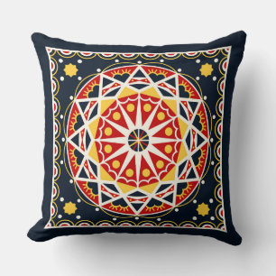Almofada Travesseiro decorativo de Padrão Solar Ucraniano