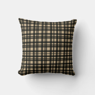 Almofada Travesseiro decorativo de padrão Tartan