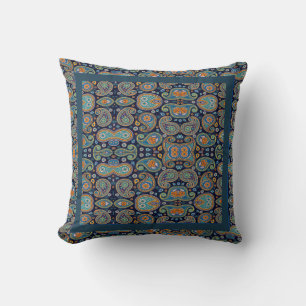 Almofada Travesseiro decorativo De Paisley Com Moda Antiga
