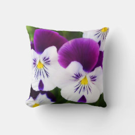 Almofada Travesseiro decorativo de Pansies Bastante