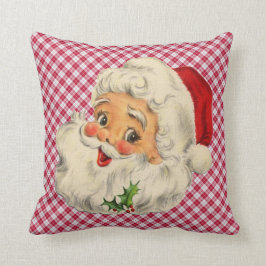 Almofada travesseiro decorativo de papais noeis vintage