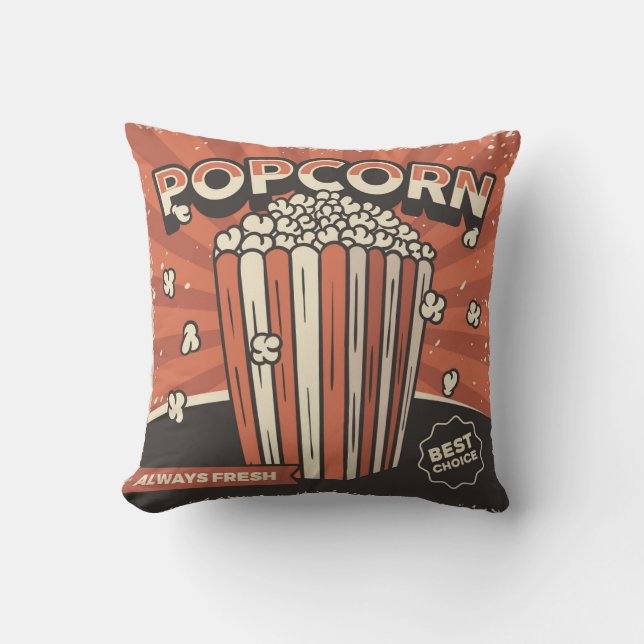 Almofada Travesseiro decorativo de Partido da Popcorn da Vi (Frente)