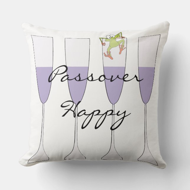 Almofada Travesseiro decorativo de passagem 20" "Vinho e Sa (Frente)