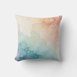 Almofada Travesseiro decorativo de Pastel de Aquarela