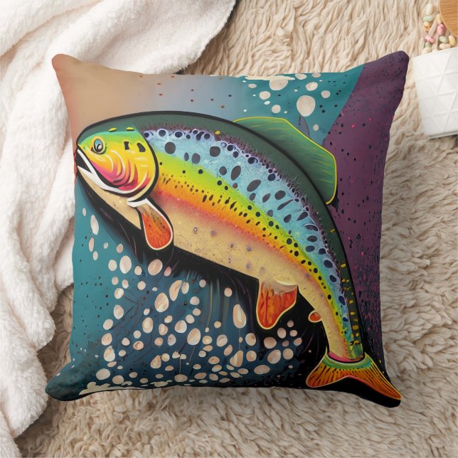 Almofada Travesseiro decorativo de pesca decorativa para um (Cobertor)