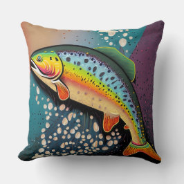 Almofada Travesseiro decorativo de pesca decorativa para um