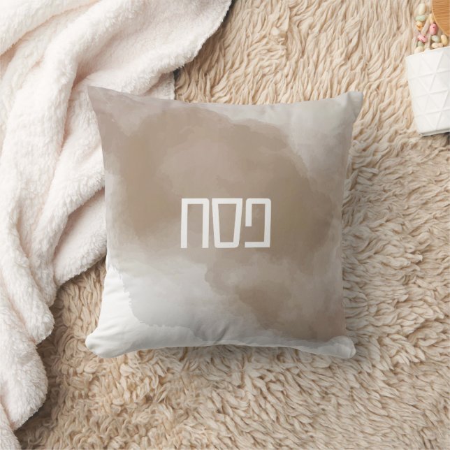 Almofada Travesseiro decorativo de Pessegueira de Aquarela  (Cobertor)