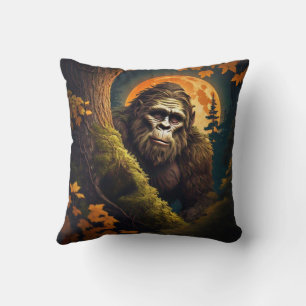 Almofada Travesseiro decorativo de pico de sasquatch