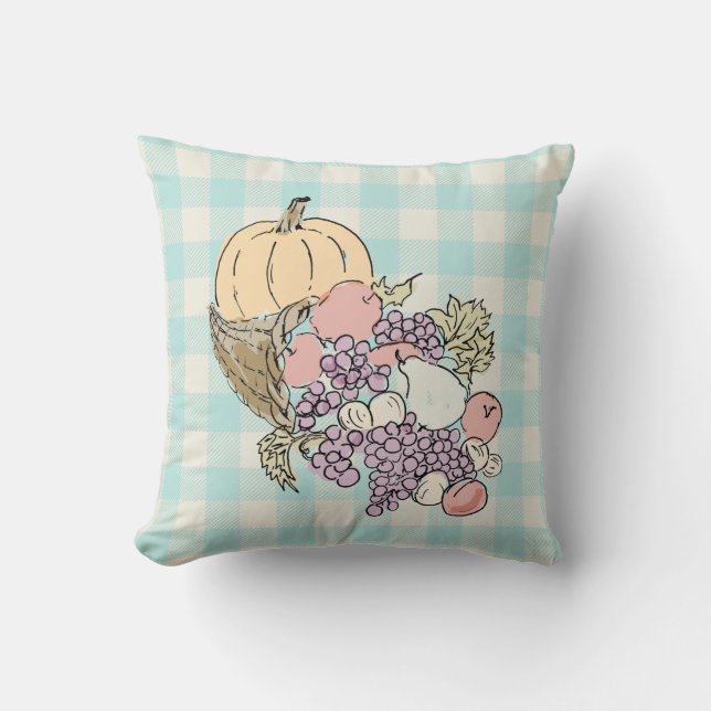 Almofada Travesseiro decorativo de Pintura de Pumpkin da Co (Frente)