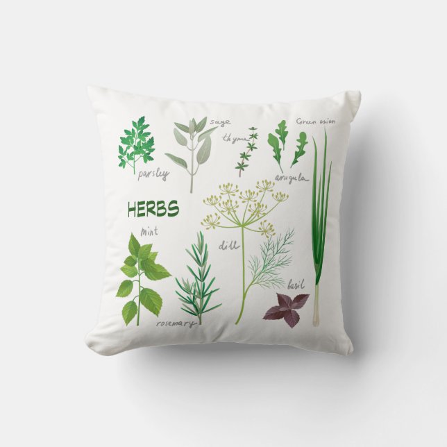 Almofada Travesseiro decorativo de plantas aromáticas (Frente)