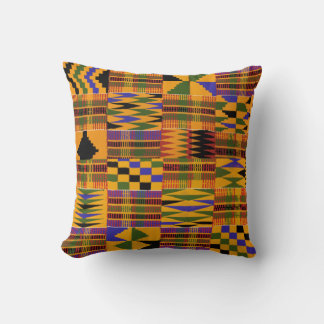 Almofada Travesseiro decorativo de Poliéster Kente