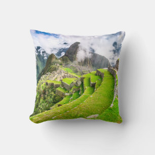 Almofada Travesseiro decorativo de poliéster, Machu Picchu,