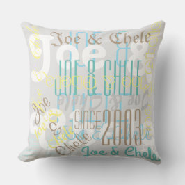 Almofada Travesseiro decorativo de poliéster personalizado 