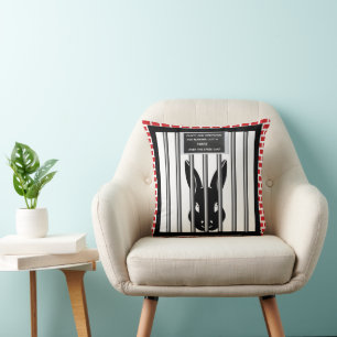 Almofada Travesseiro decorativo de prisioneiro Engraçado Ra