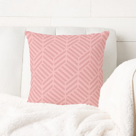 Almofada Travesseiro decorativo de quarto geométrico rosa c