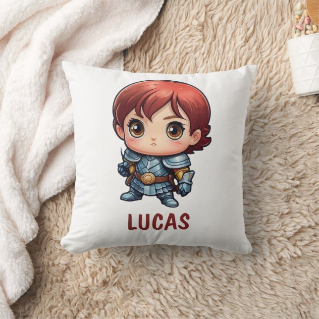Almofada Travesseiro decorativo de Quic Knight Hero Kids (Cobertor)