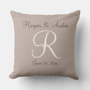 Almofada Travesseiro decorativo de recém-casados