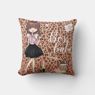 Almofada Travesseiro decorativo de relíquia Leopard da chef