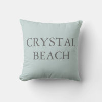 Travesseiro decorativo de Sal de Crystal Beach