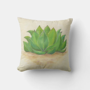 Almofada travesseiro decorativo de sempervivum