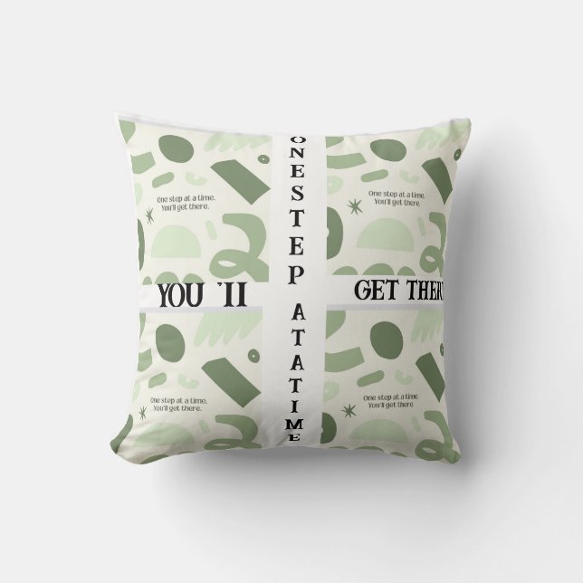 Almofada Travesseiro decorativo DE SENSAÇÃO VERDE (Frente)