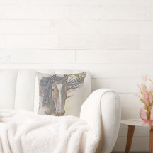 Travesseiro decorativo de Serenity Wils Horses