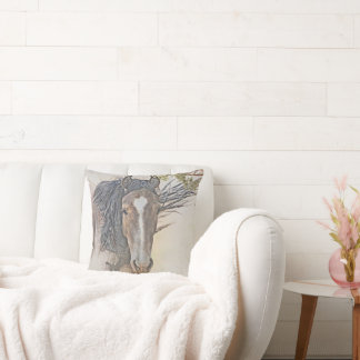 Almofada Travesseiro decorativo de Serenity Wils Horses